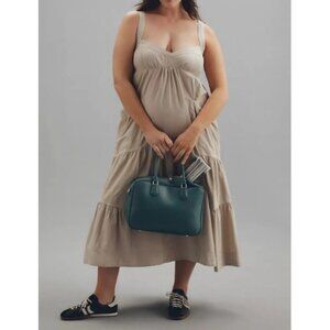 Daily Practice By Anthropologie Top Tier Utility Sweetheart Midi Dress Sz 1X